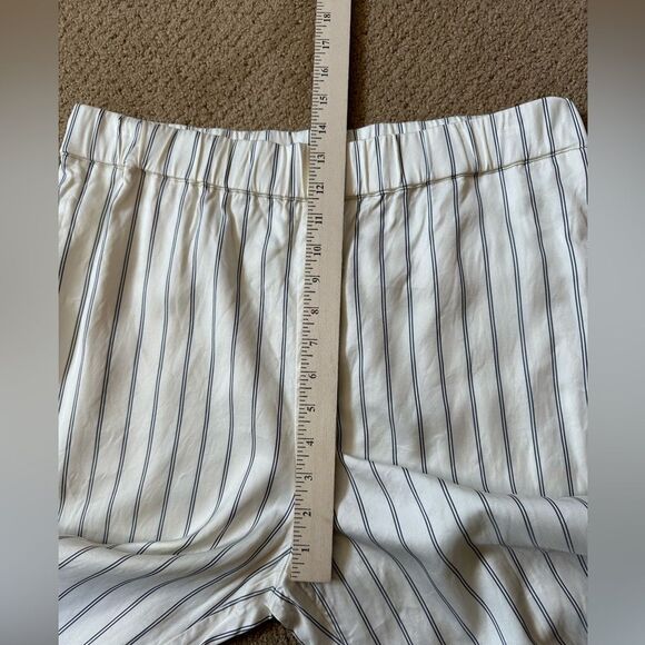 Jenni Kayne Bianca Stripped Straight Leg Pant in Navy Stripe XL - Picture 12 of 15